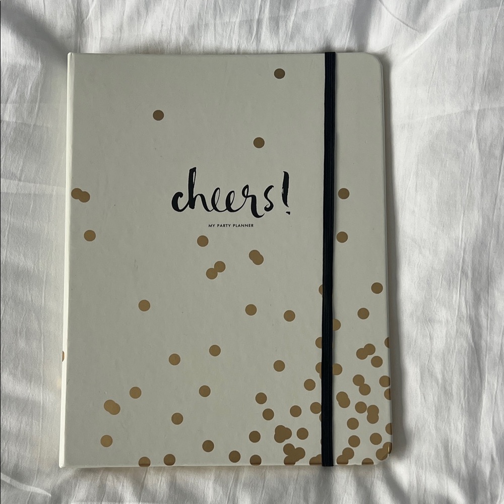 kate spade Cheers Planner with Gold Dots